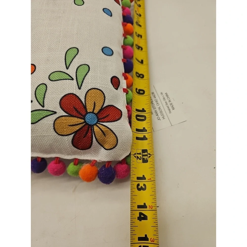 Day Of The Dead Poly Filled Pillow Sugar Skulls. Rectangular Long Smoke‎ Free Ho